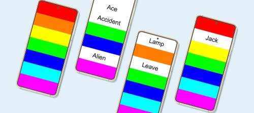 Apps Development: ABC Rainbow Flash Card