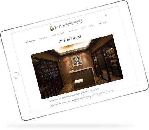 Web Design: Hong Kong Cigar Exchange