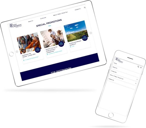 Web Design: Cruise Sensations