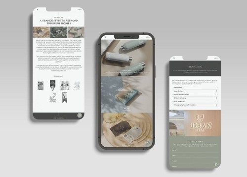 Web Design: Grande Branding (CMS Development and Integration)