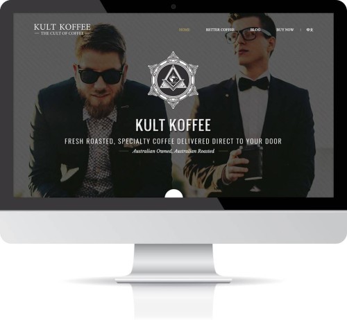 Web Design: Kult Koffee