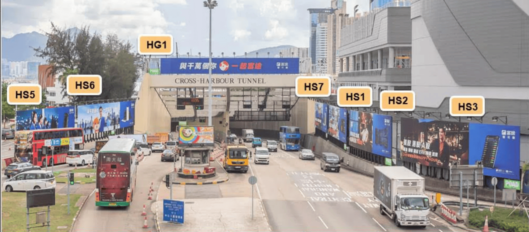 AD Solution: 【Last Minute Offer】Cross Harbour Tunnel Domination (7 sites) + Facebook Post and Ad + Google Banner