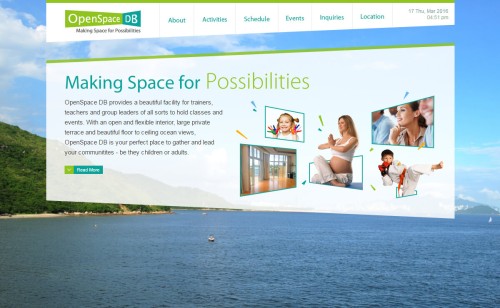 Web Design: OpenSpace DB