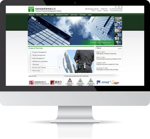 Web Design: Parkland Property Management Limited