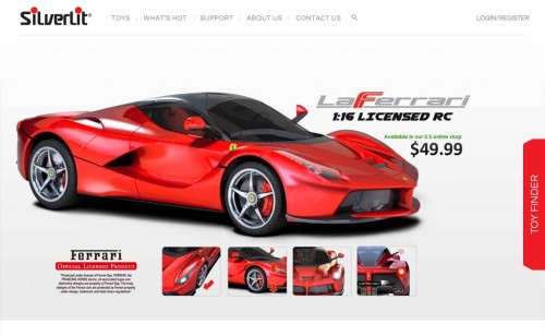 Web Design: Silverlit Toys Mfy. Ltd.