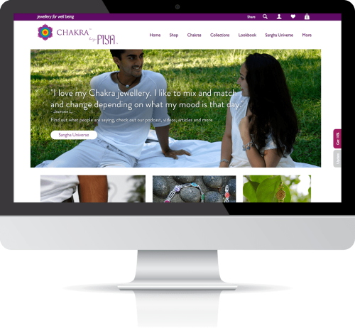 Web Design: Chakra by Piya