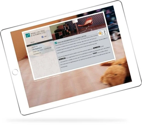 Web Design: Wing On Engineering and Flooring Limited