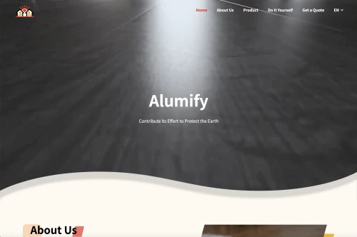 Web Design: Foshan Nanhai Jingzi Metal Co., Ltd. - “Alumify” Business Unit