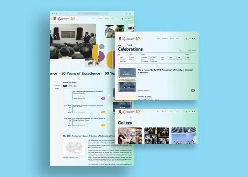 Web Design: CUHK - The 60th Anniversary of Faculty of Education
