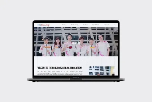 Web Design: Hong Kong Curling Association