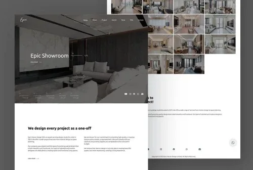 Web Design: Epic Interior Design Limited