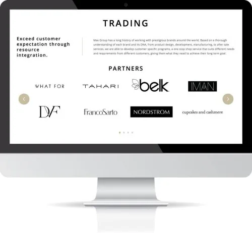 Web Design: MAX GROUP