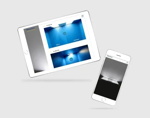 Web Design: Nanoflex Lighting Ltd.